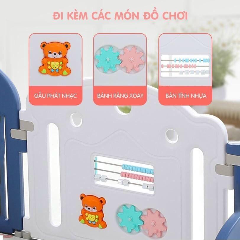 Quây nhựa cao cấp 1m86x2m16 ( Kèm thảm + bóng)