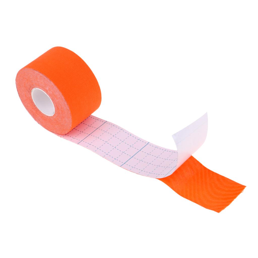 1 Roll Sports Tape Kinesiology Tape Muscle Support for Athletic Sports, Physiotherapy Free Kinesiology Taping