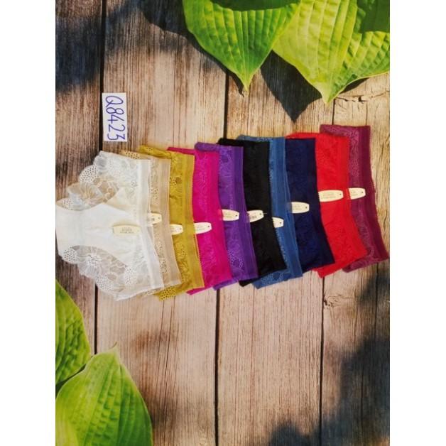 Quần Lót Nữ. Quần Lót Su Phối Ren Đáy Lót Kháng Khuẩn. Size free. Cho khách 40 đến 58kg.