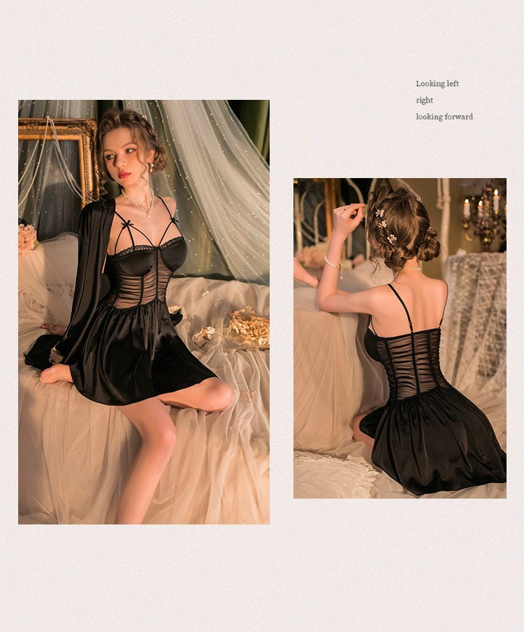 Váy Ngủ Cúp Hai Dây Gợi Cảm (Không kèm áo choàng) - B.Lingerie