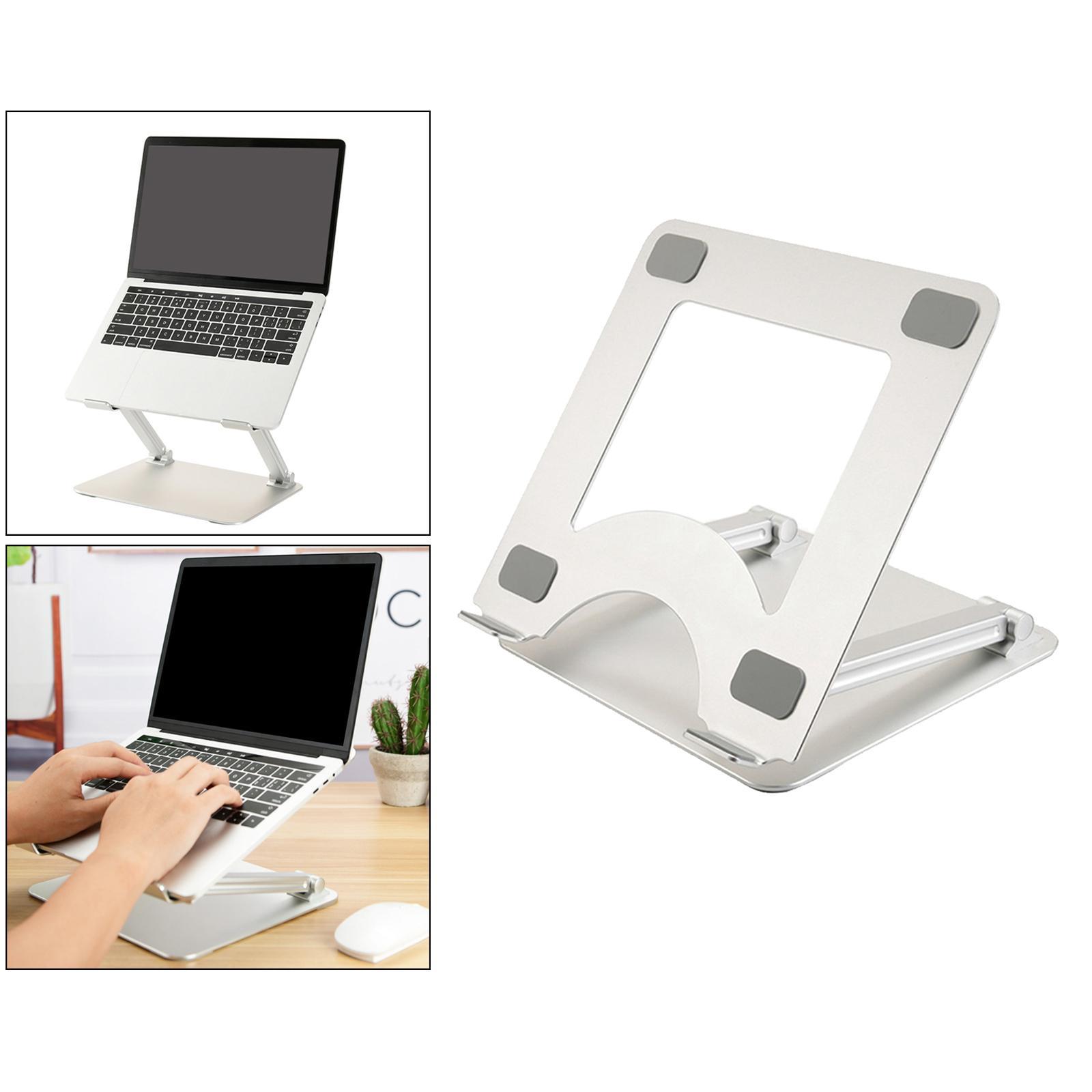 Adjustable Aluminum Laptop Stand Holder Foldable Laptop Riser Protective