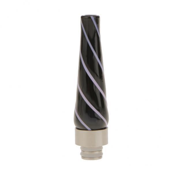 2-5pack Stainless Steel with Glass Wide Bore Long 510 Thread Drip