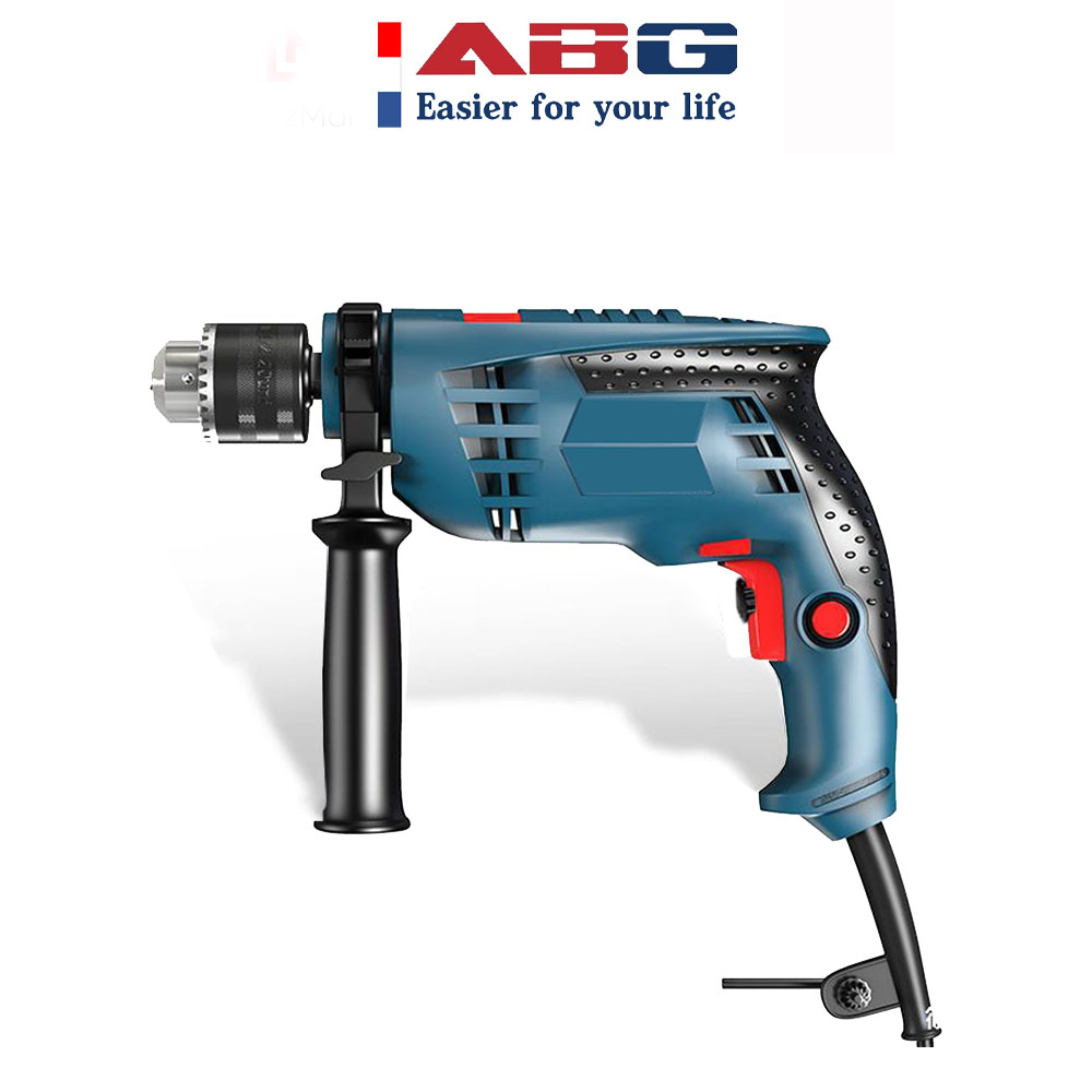 Máy khoan ABG 13RE Phi 13mm Công Suất Mạnh Mẽ Lý Tưởng, Dùng Để Khoan Lỗ Trên Các Bề Mặt Chất Liệu Như: Tường, Gỗ, Thép, Bê Tông Có Tính Ứng Dụng Cao Với Thiết Kế Nhỏ Gọn, Dễ Sử Dụng- Hàng Chính Hãng.
