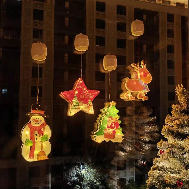 Đèn LED treo cửa sổ trang trí giáng sinh