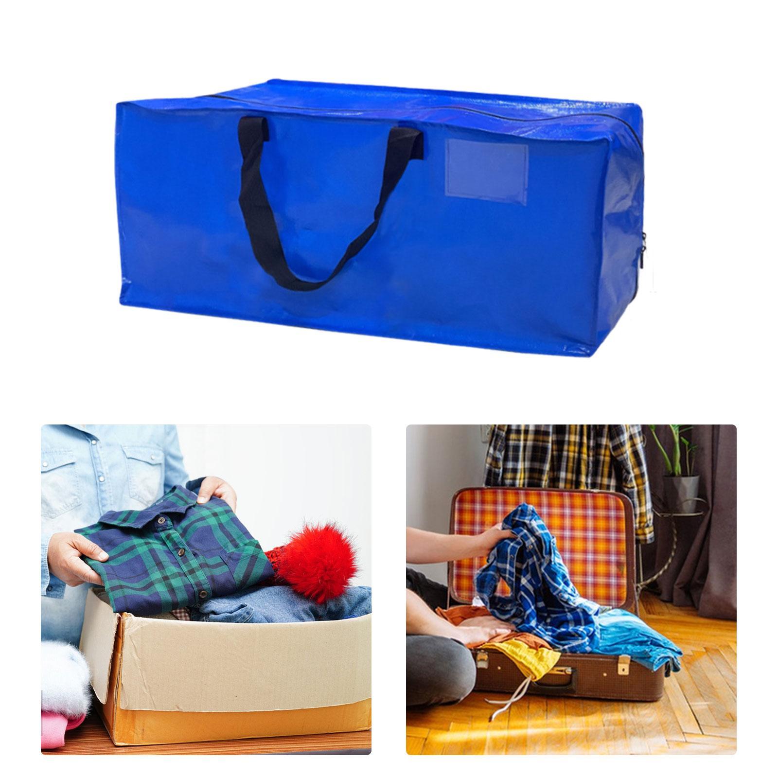 Heavy Duty Large Moving Bags Reusable Laundry Bag for Bedroom Garage Clothes