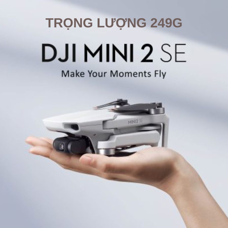 Combo Flycam DJI Mavic Mini 2 SE - Máy bay flycam thế hệ mới gimbal 3 trục, bay 10km thời gian bay 31 phút bản nâng cấp - Hàng nhập khẩu