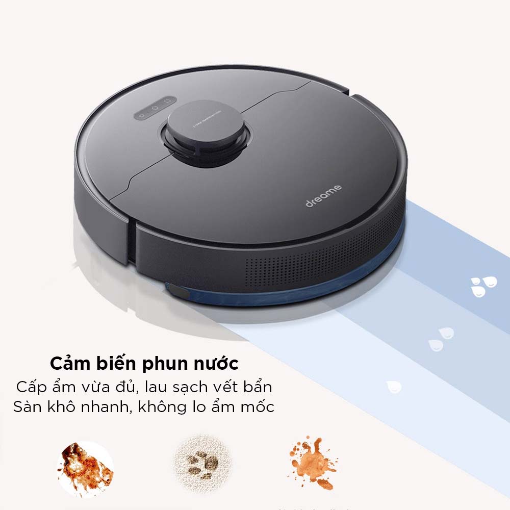 Robot Hút Bụi Lau Nhà Thông Minh XIAOMI Lydsto W2 Lite Tự Động Đổ Rác Giặt Sấy Khô Giẻ Lau Diệt Khuẩn Ozone Diện Tích Hoạt Động 200 m2 Lực Hút 5000 Pa Công Suất 50 W - Hàng Chính Hãng