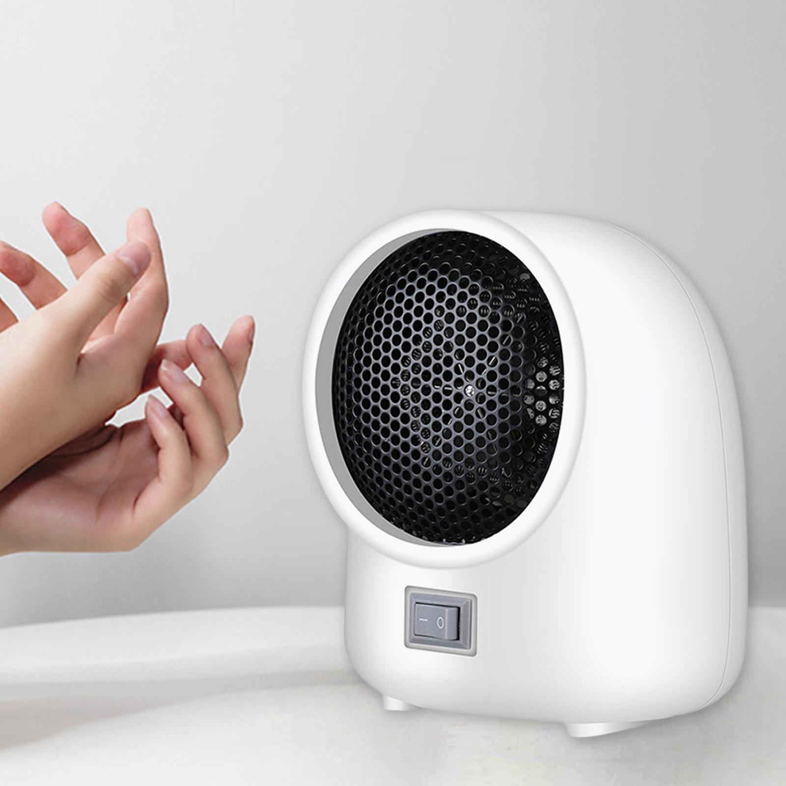Mini Space Fan Heater Electric 400W Overheat Protection Convection Heating