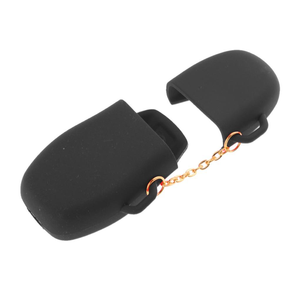 Auto -Buttons Remote Key Fob Case Silicone For - Black