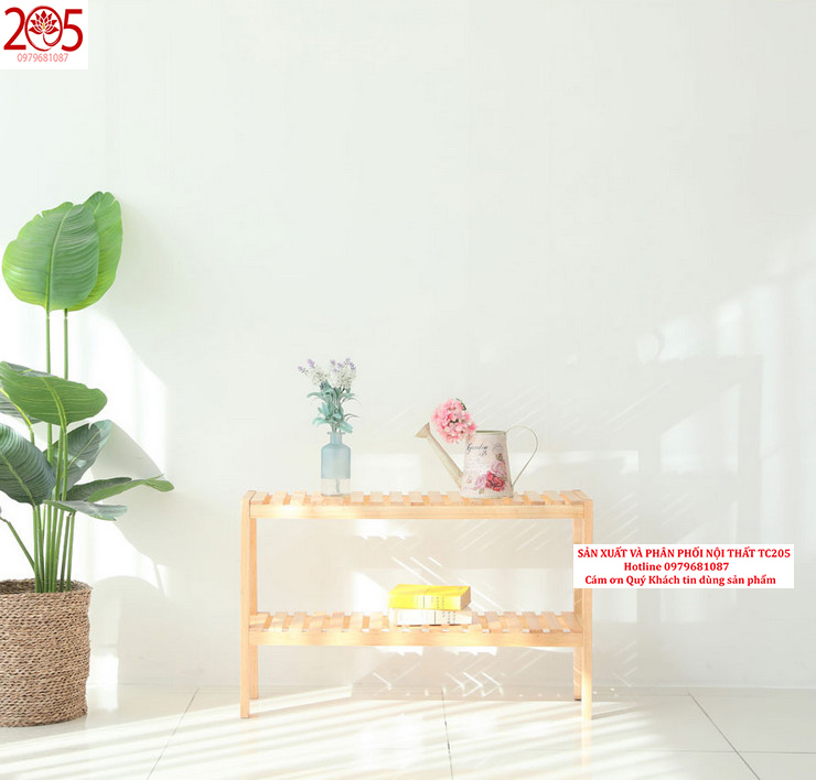 KỆ ĐỂ GIÀY DÉP GỖ THÔNG- Dài 80cm - 2T800