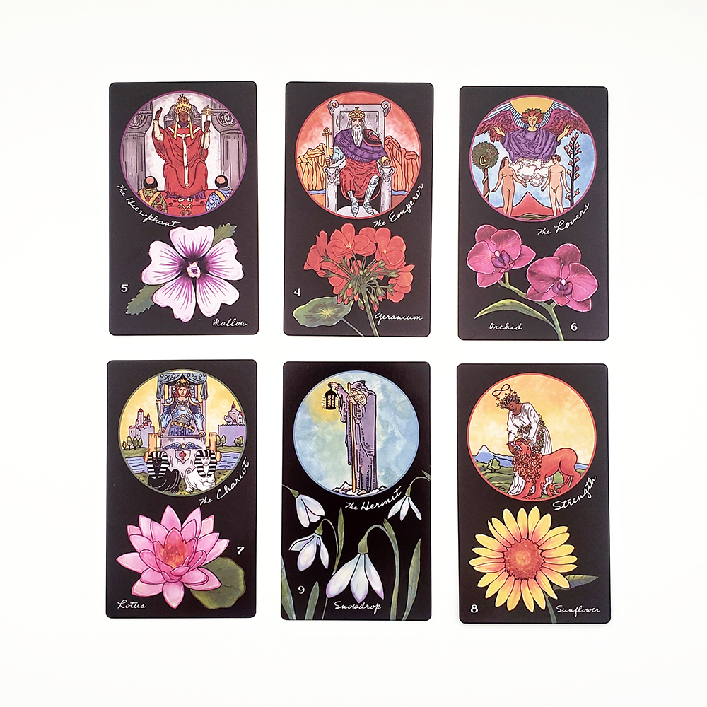 Bộ Bài Cute Ghost Tarot 78 lá 7x12 cm tặng đá thanh tẩy