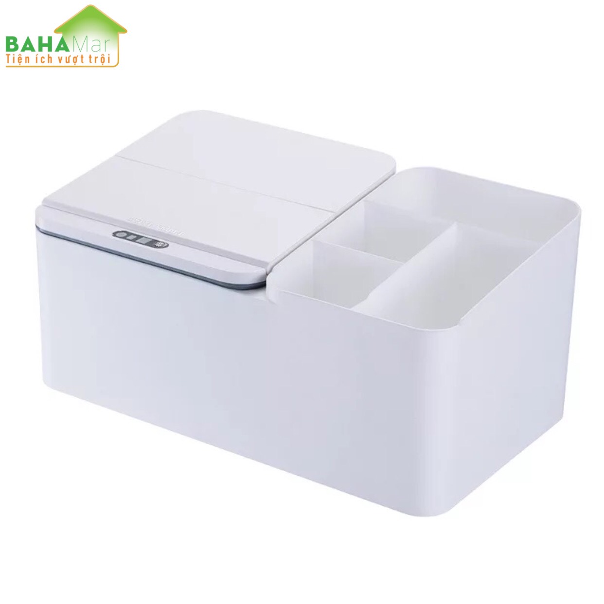 HỘP ĐỂ BÀN ĐA NĂNG CẢM ỨNG THÔNG MINH TỰ ĐỘNG BẬT MỞ NẮP "BAHAMAR" thích hợp sử dụng để nhiều thứ cho gọn gàng ngăn nắp