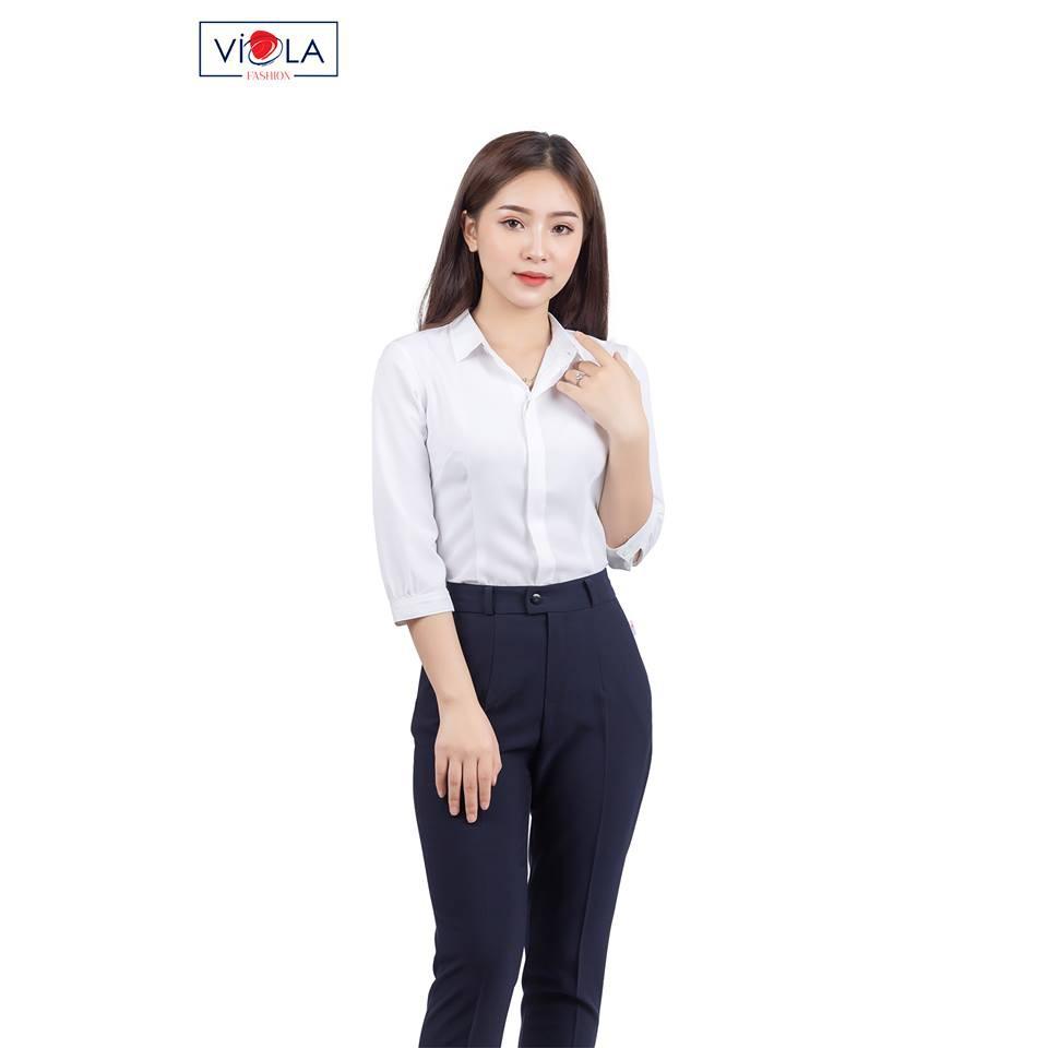 VIOLA- Quần Baggy công sở co giãn, siêu mềm, siêu mịn - Q1605