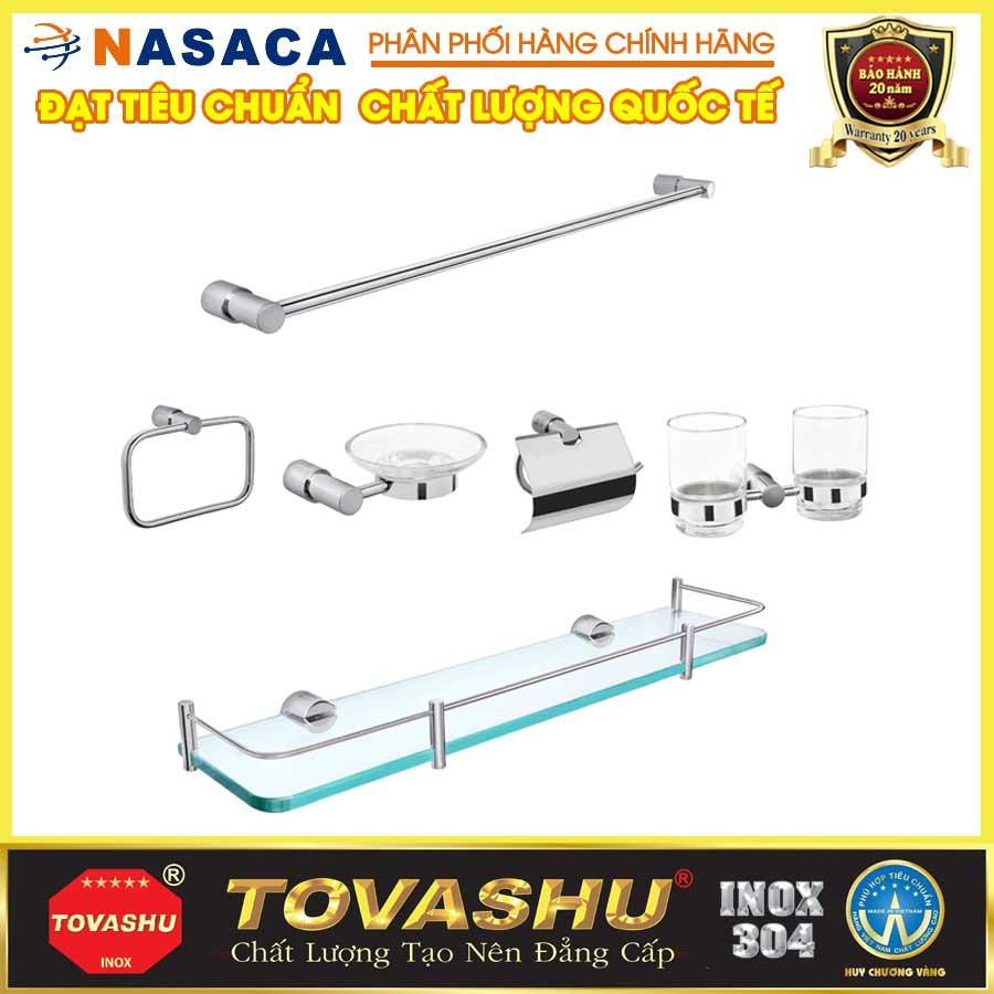 Bộ Phụ Kiện Inox Cao Cấp 6 Món Tovashu 304E (Inox 304 - Bảo hành 20 năm)