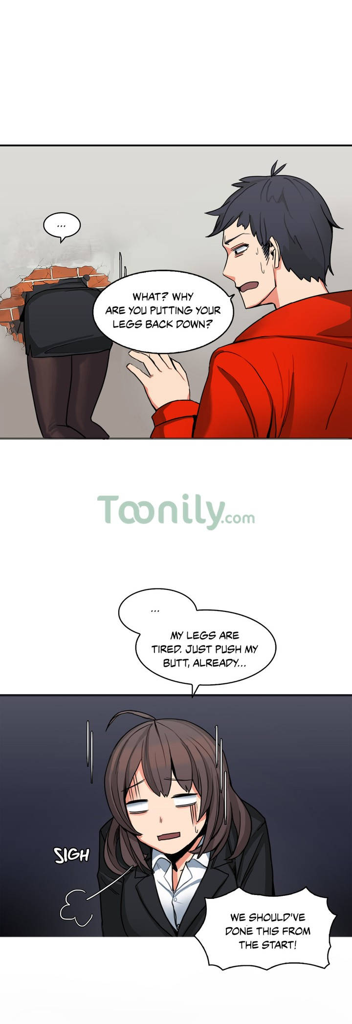 [raw] cô gái đã bị mắc kẹt bên trong bức tường chapter 2 7