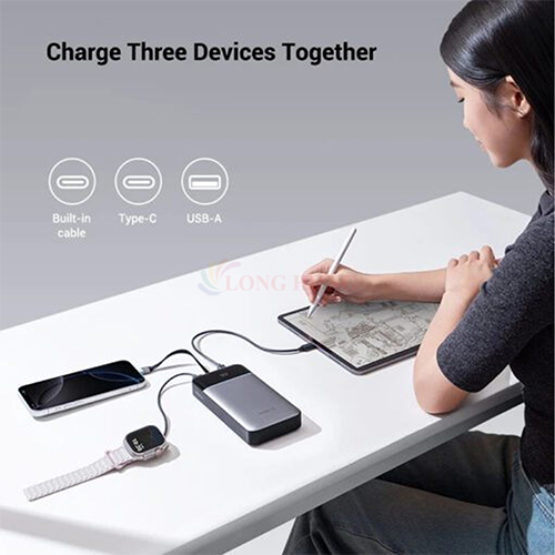 Sạc dự phòng Cuktech 25 SE Power Bank Bank 25000mAh 120W LPB252N - Hàng chính hãng