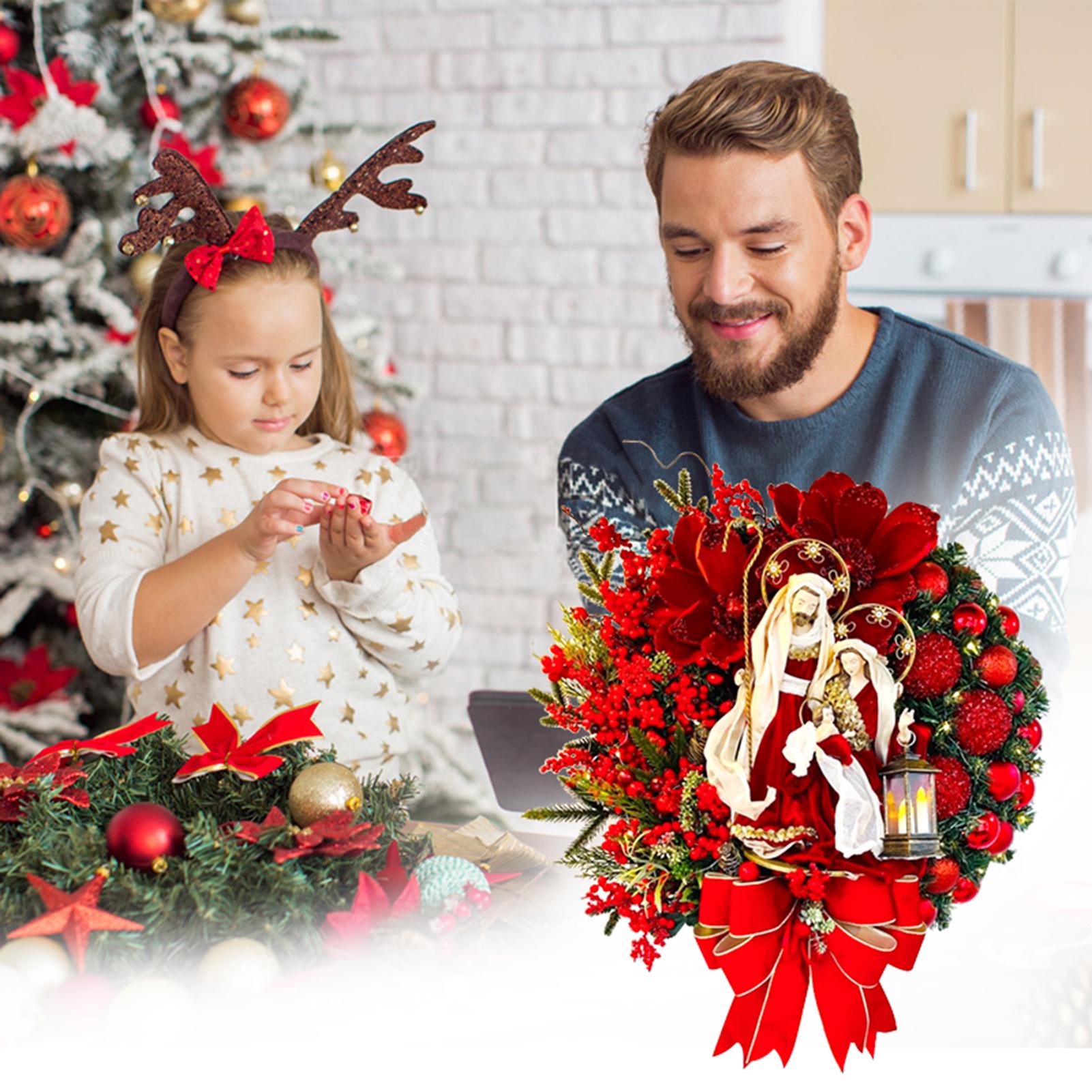 Vòng Hoa Trang Trí Cửa Giáng Sinh