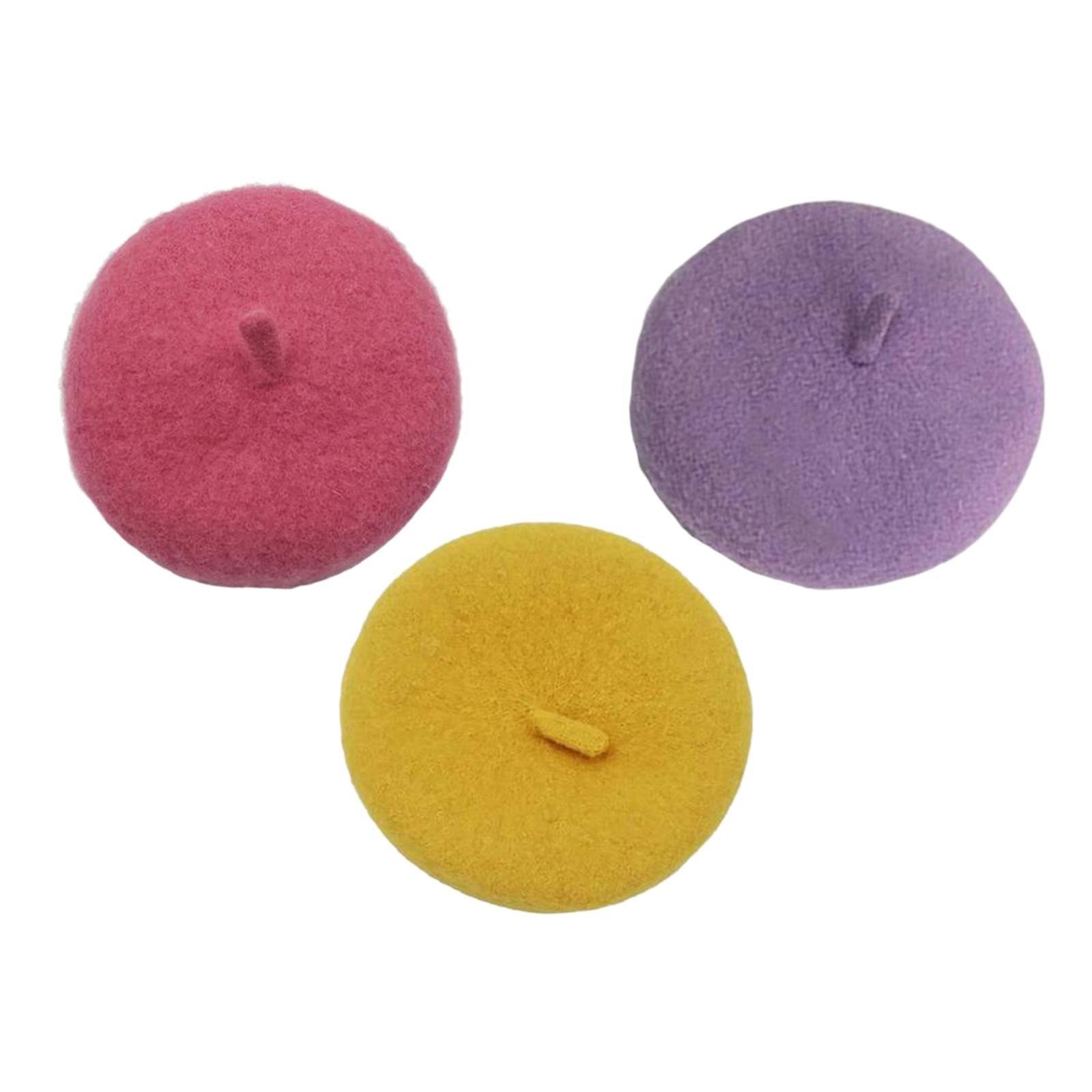 3 Pieces Dog Cat Wool Yard Hat Durable Adjustable Elastic Rope