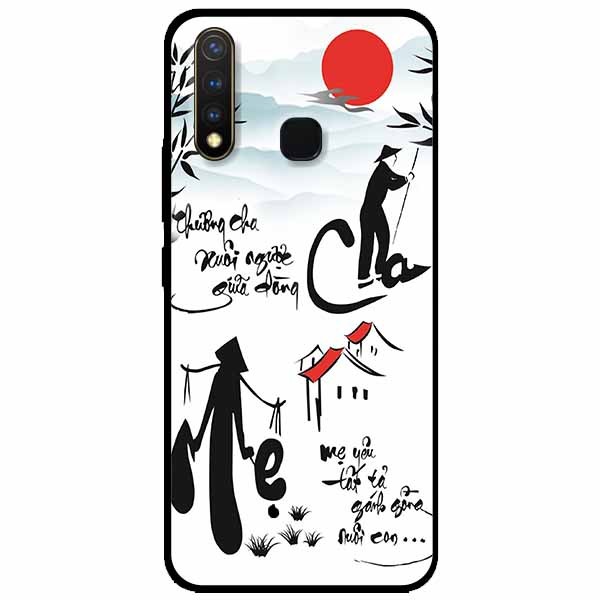 Ốp lưng in cho Vivo Y19/ Vivo U3 Mẫu Thương Cha Mẹ