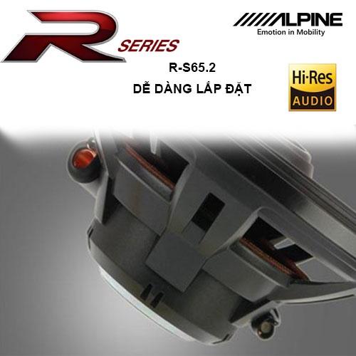R-S65.2 Loa xe hơi đồng trục 2 chiều 6.5 inch chính hãng Alpine