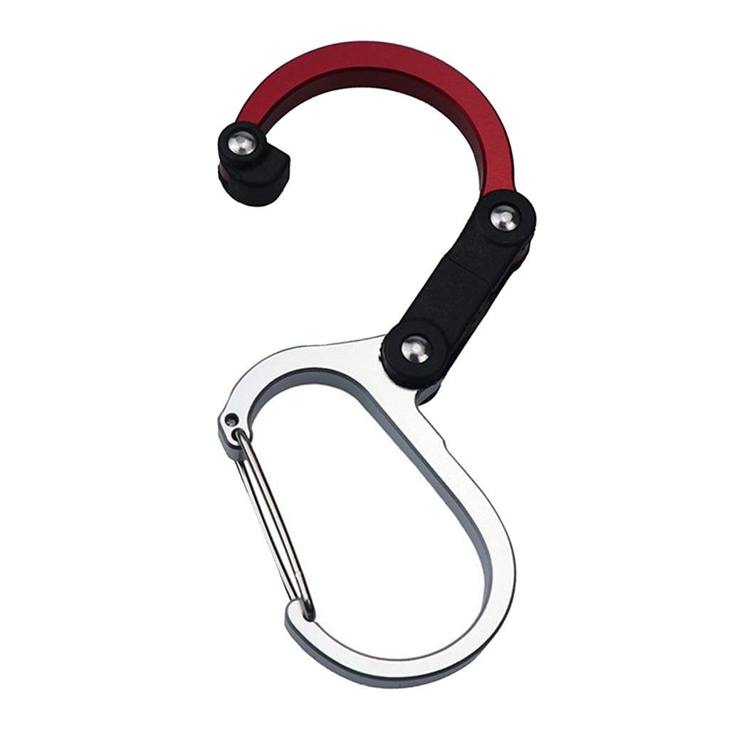 Mini Carabiner Clip Hook Keychain for Travel, Luggage, Small