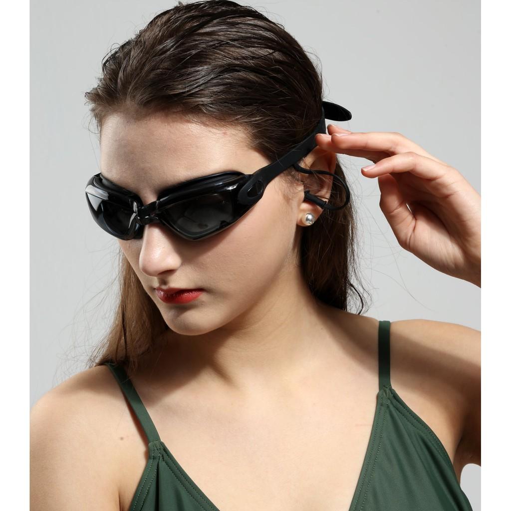 Kính bơi cận có độ độ cận thị từ 1.5 độ đến 8.0 độ SPORTY mắt kính cản tia UV hạn chế sương mờ