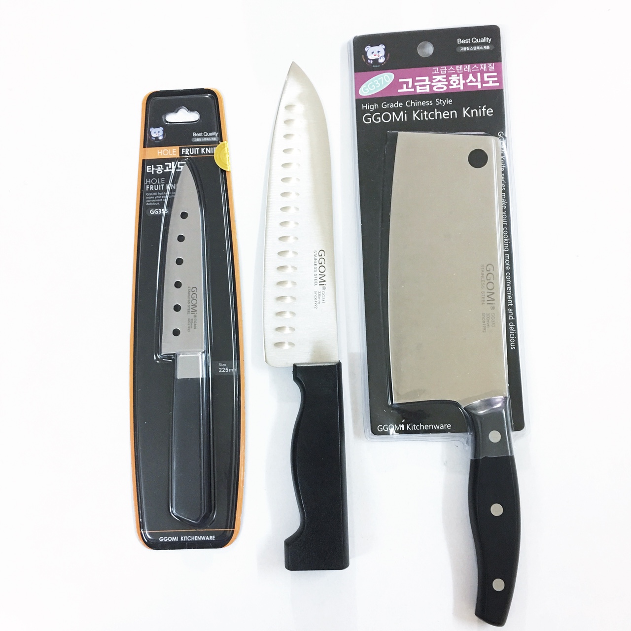 Combo 3 Dao Chặt thái gọt thực phẩm cao cấp Hàn Quốc