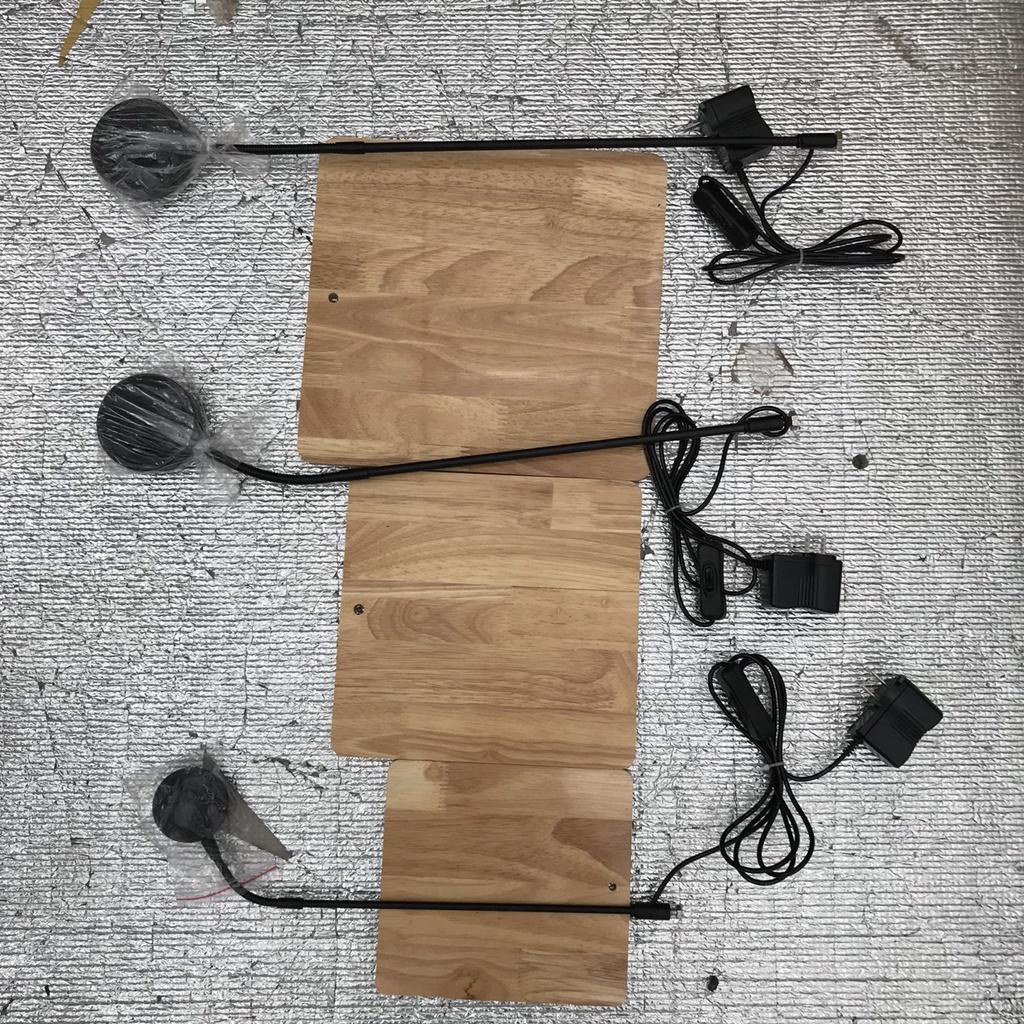 Đèn đế gỗ 3w, 5w, 7w dùng để đặt bình terrarium