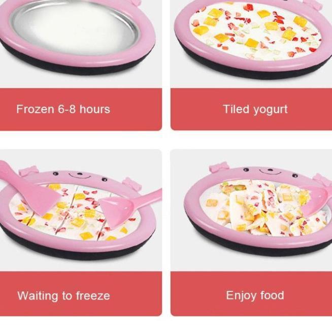 Máy Làm Kem Cuộn Thái Lan Mini Tại Nhà Hình Thú Siêu Dễ Thương Máy Làm Kem Mini