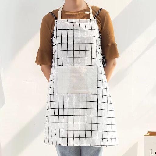 Tạp dề 2 lớp cao cấp màu ngẫu nhiên