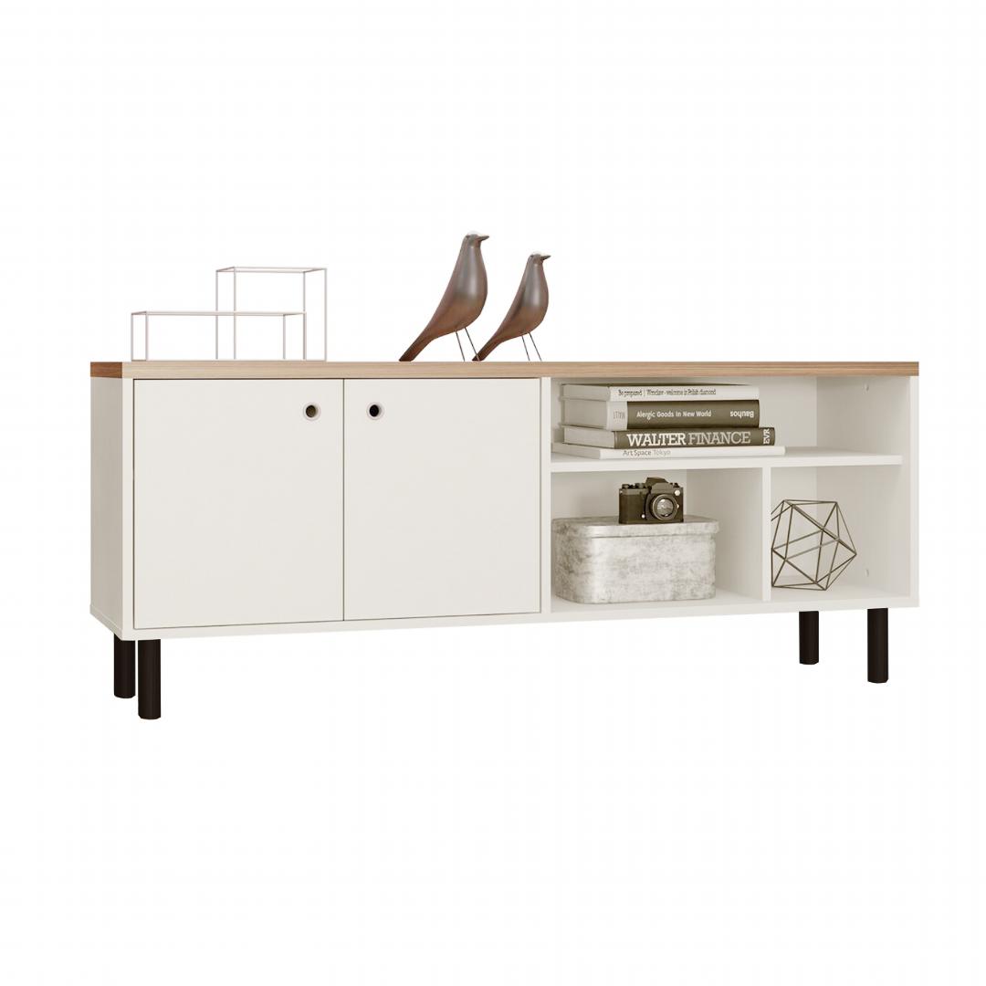 Kệ Tivi gỗ hiện đại SMLIFE Tenzing | Gỗ MDF dày 17mm chống ẩm | D150xR40xC62cm