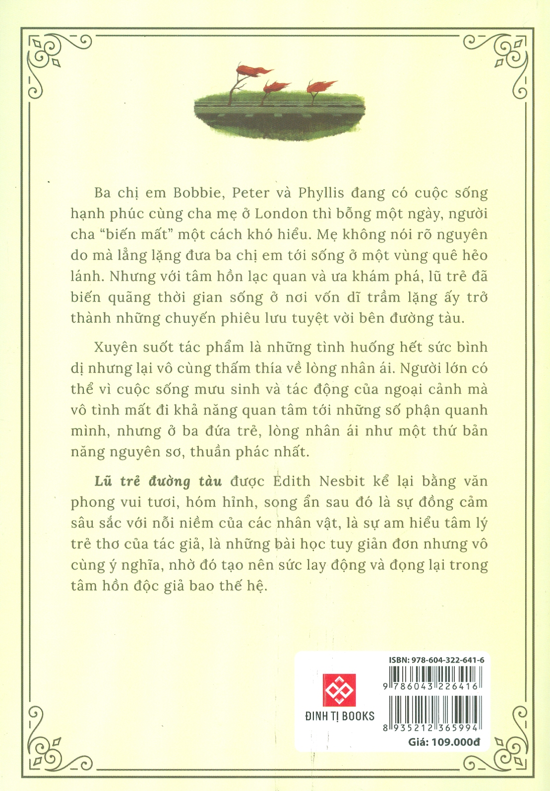 LŨ TRẺ ĐƯỜNG TÀU - Edith Nesbit - Dạ Thảo dịch - Đinh Tị - NXB Thanh Niên.