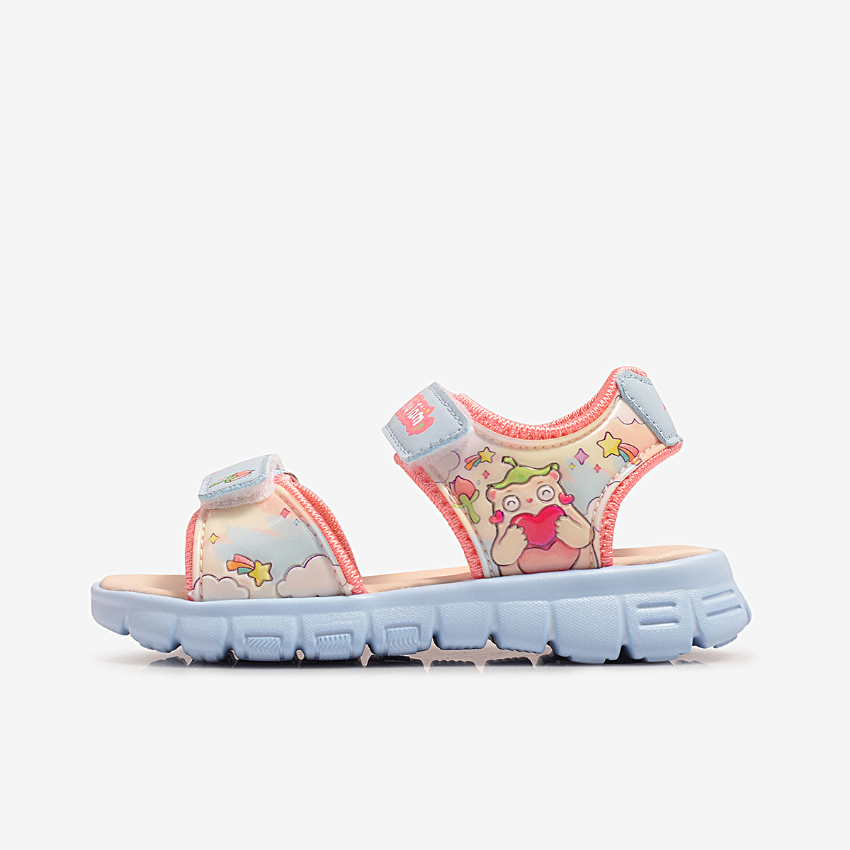Sandal thông dụng đế Eva phun GẤU CHÚ TÂM Biti's Bé gái BEG003000XDL (Xanh dương lợt)