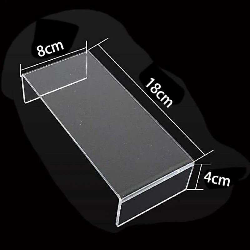 Acrylic Kệ mica chữ U dày 3mm, trưng bày sản phẩm, giày, túi xách, mô hình, trang sức, nhiều màu sắc . - 26x8x12cm (dày 3mm)