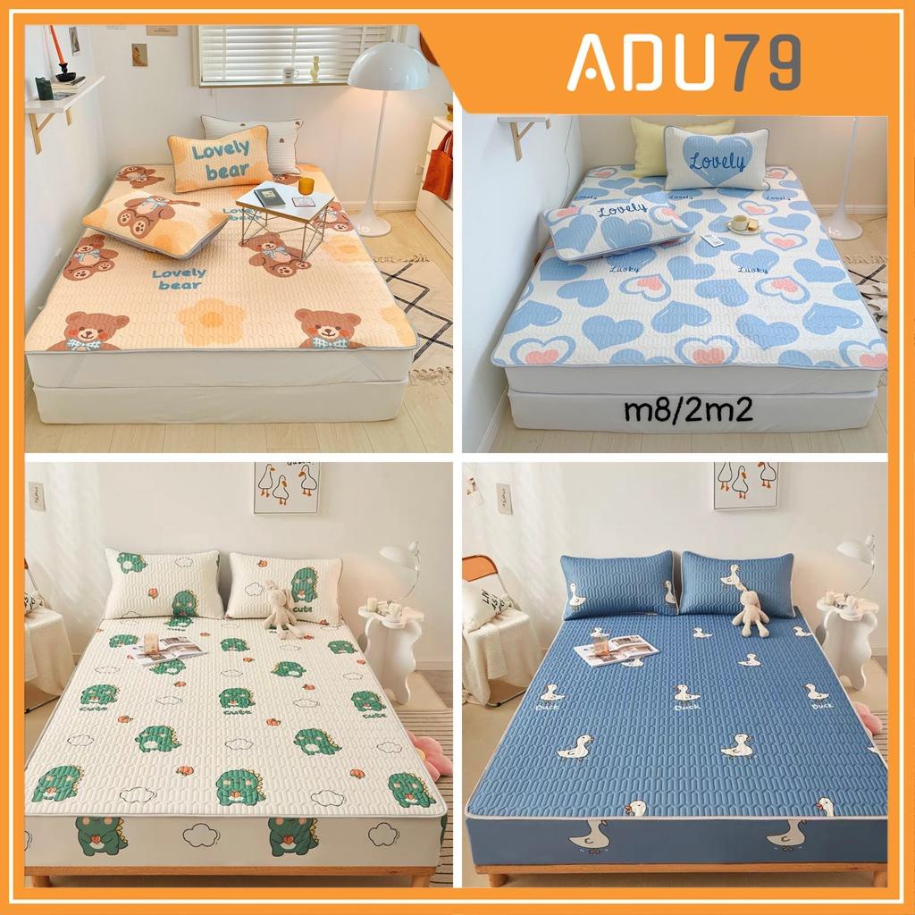 Chiếu Điều Hòa Mủ Cao Su Non ADU79 Bedding Họa Tiết 5D - 2D Mát Lạnh Chuẩn Hàng Loại 1