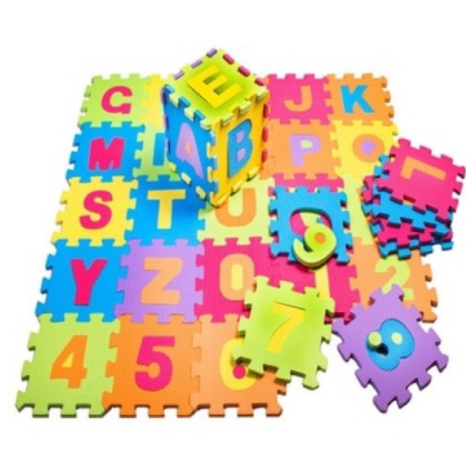 Thảm xốp cho bé hình chữ cái và số
