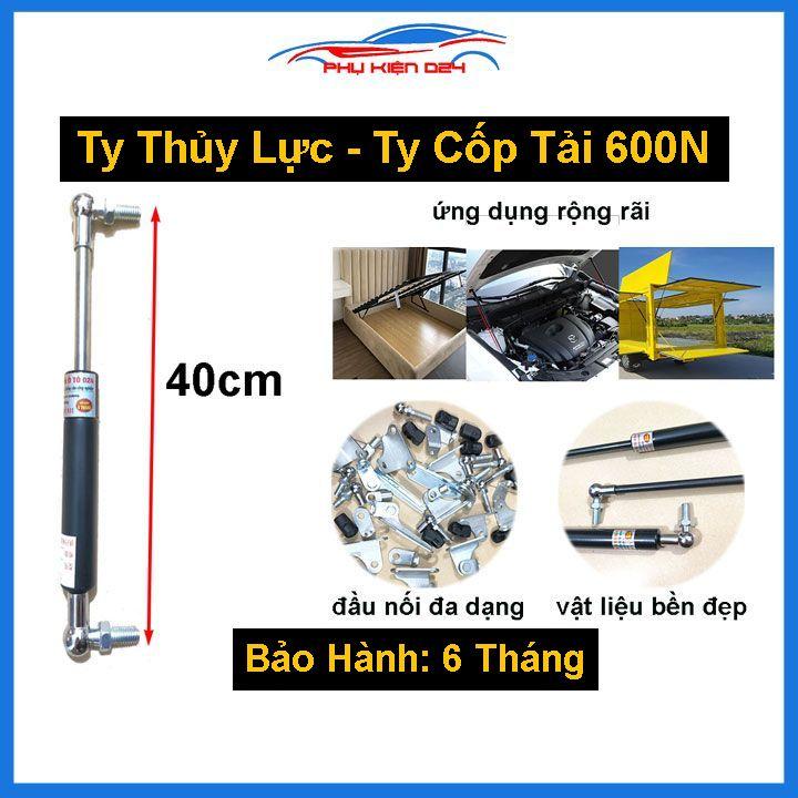 Ty thủy lực, tay nâng thanh chống cửa ty công nghiệp chịu lực 600N-60kg dài 40cm
