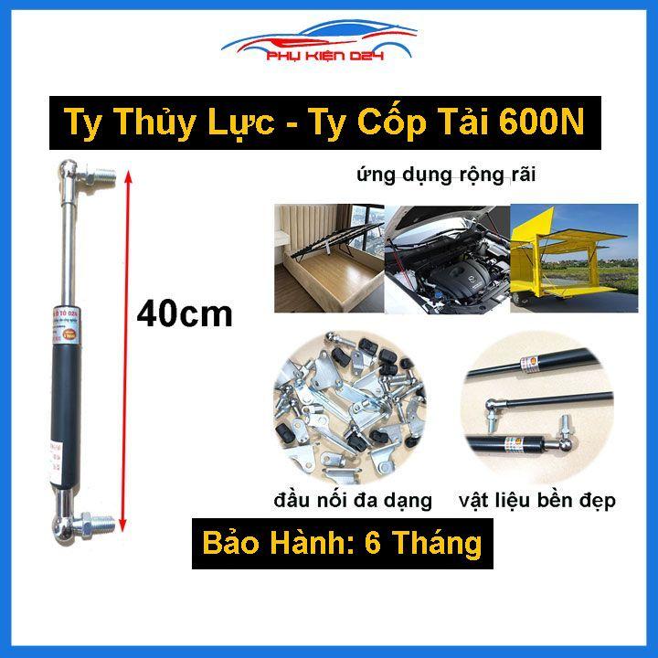 Ty thủy lực, tay nâng thanh chống cửa ty công nghiệp chịu lực 600N-60kg dài 40cm (giá/1chiếc