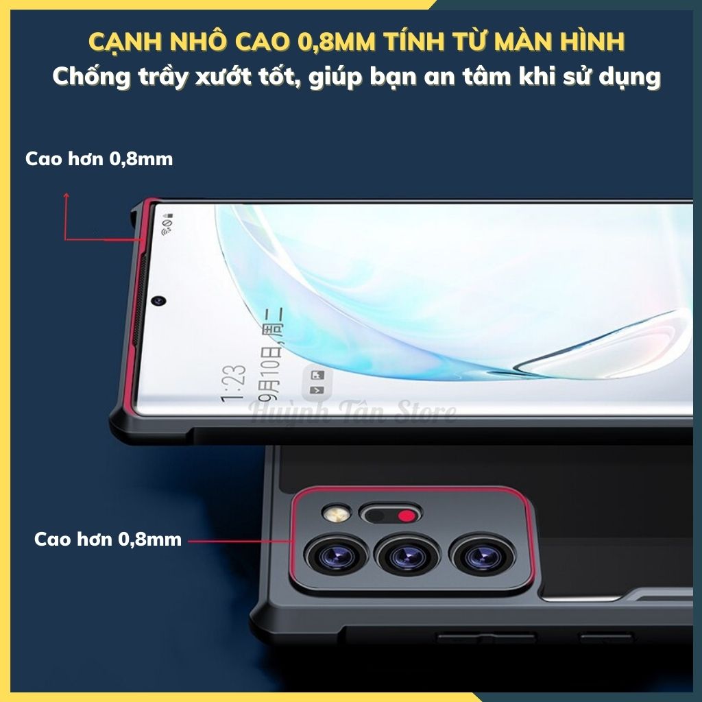 Ốp lưng chống sốc XUNDD cho note 20 ultra bảo vệ camera - hàng nhập khẩu