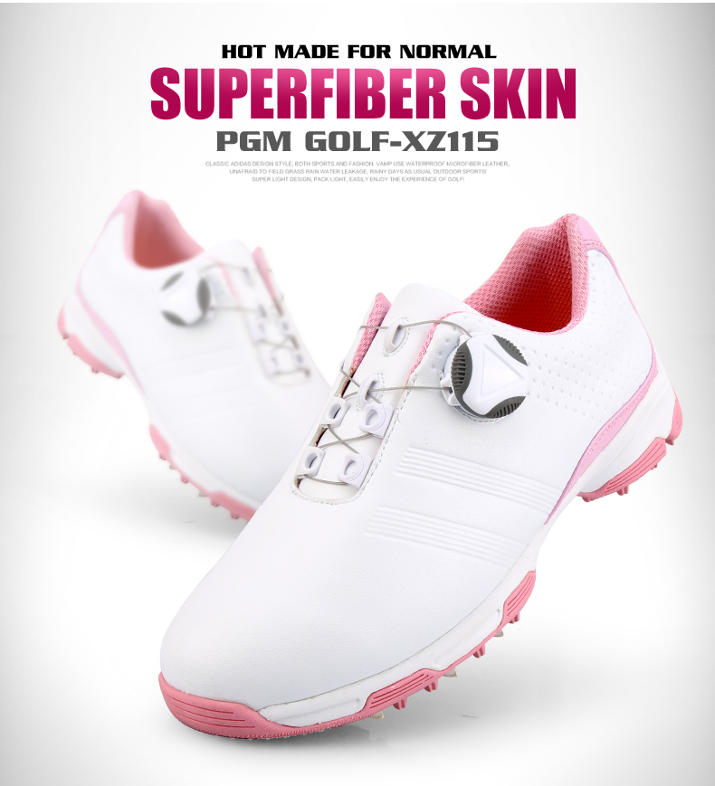 XZ115 - GIÀY GOLF NỮ - PGM SUPERFIBER SKIN