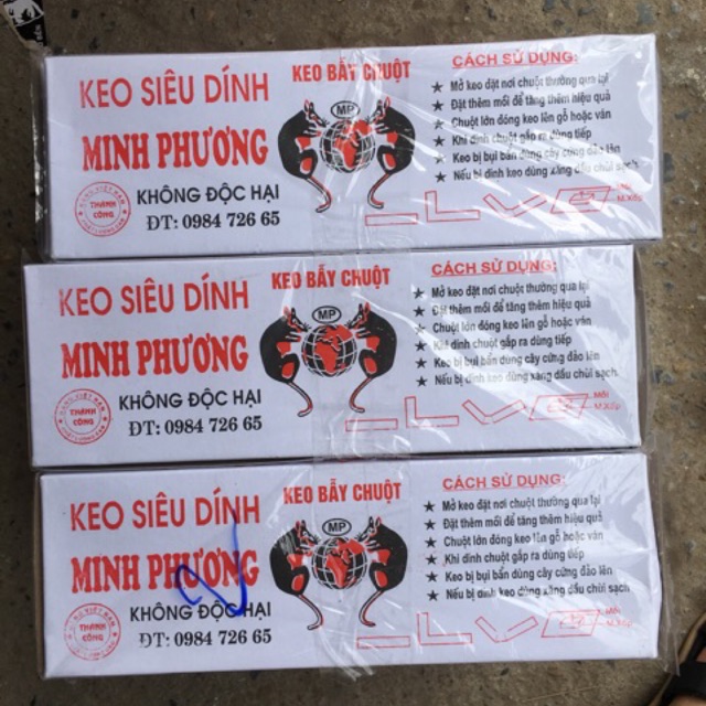 Combo 5 HỘP Keo siêu dính chuột (BẪY CHUỘT)