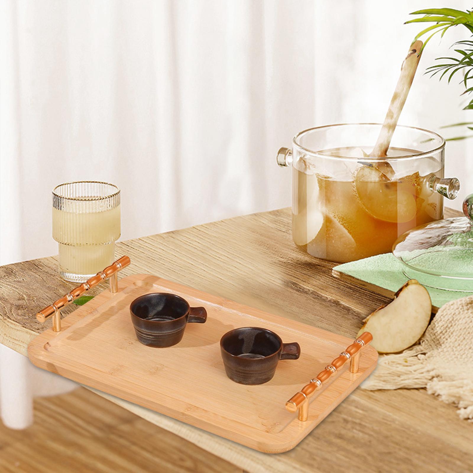 Portable Serving Tray Food Storage Tray for Kitchen Counter Desktop Party