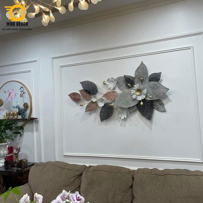 Tranh sắt treo tường trang trí MOD Decor, phong cách Bắc Âu nghệ thuật Lianzhang JJT mã 2226