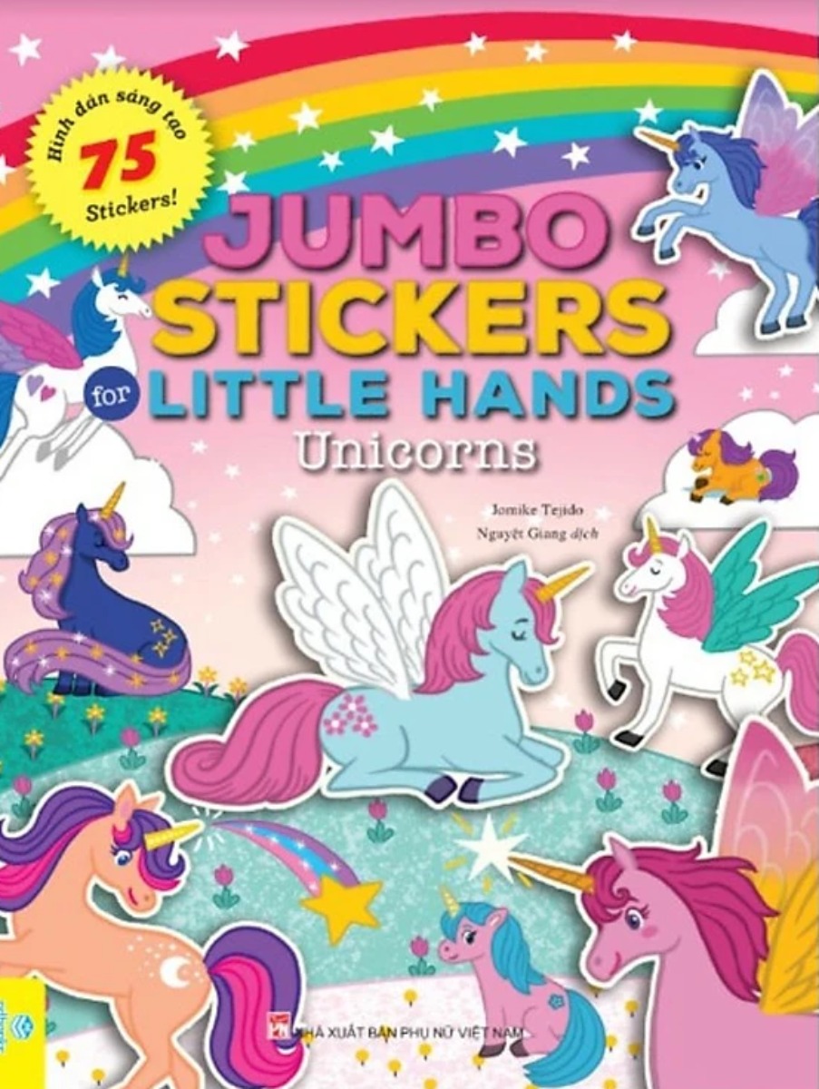 Jumbo Stickers for Little Hands - Unicorns - 75 Stickers! (ND) 