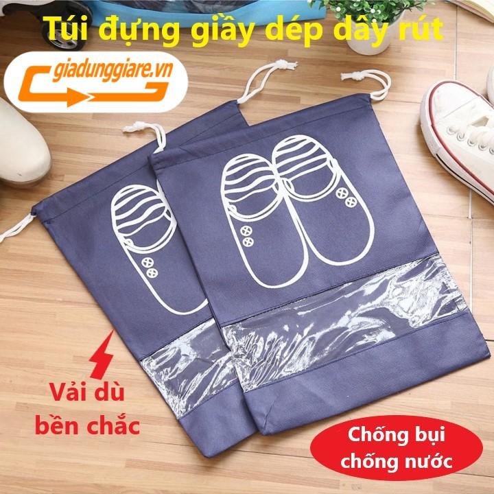 Túi đựng giày dép (40x30cm) đựng giầy, đựng guốc chống nước, chống bụi, đựng đồ đi du lịch công tác tiện ích