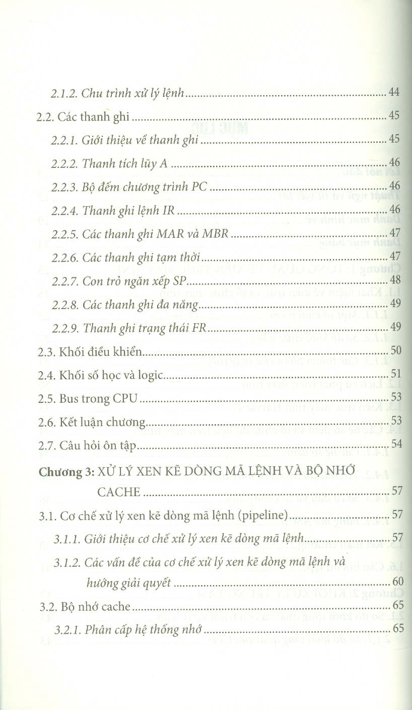Giáo Trình Kiến Trúc Máy Tính