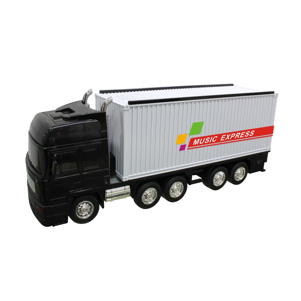 Loa di động Bluetooth ngoài trời ABS Loa mô hình xe tải TWS Loa không dây với thẻ USB TF Đài FM/Màn hình LED Màu sắc: WS-528 Màu sắc ngẫu nhiên