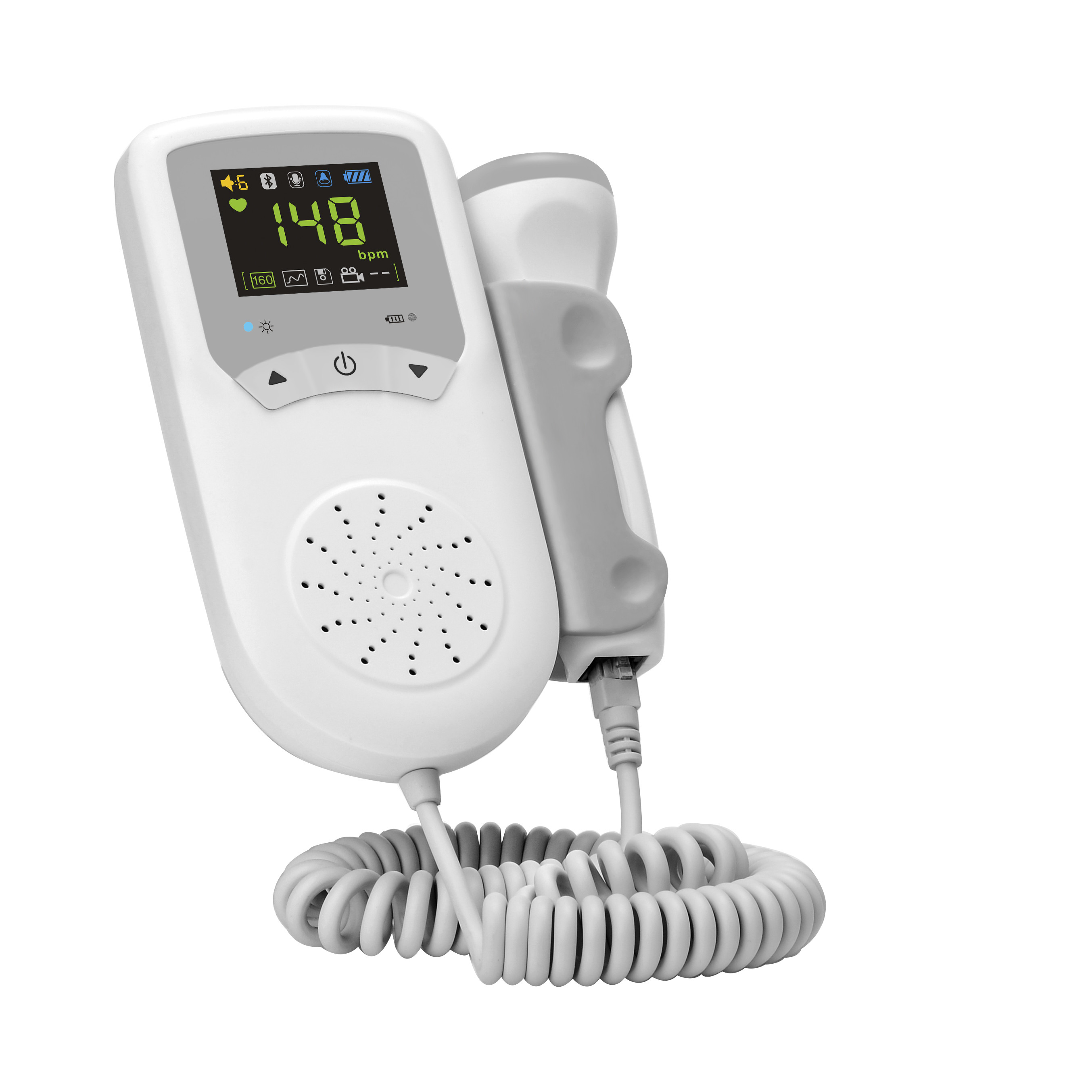 Máy Nghe Tim Thai Máy Đo Tim Thai Fetal Doppler FD-530G Chính Hãng Bảo Hành 12 Tháng