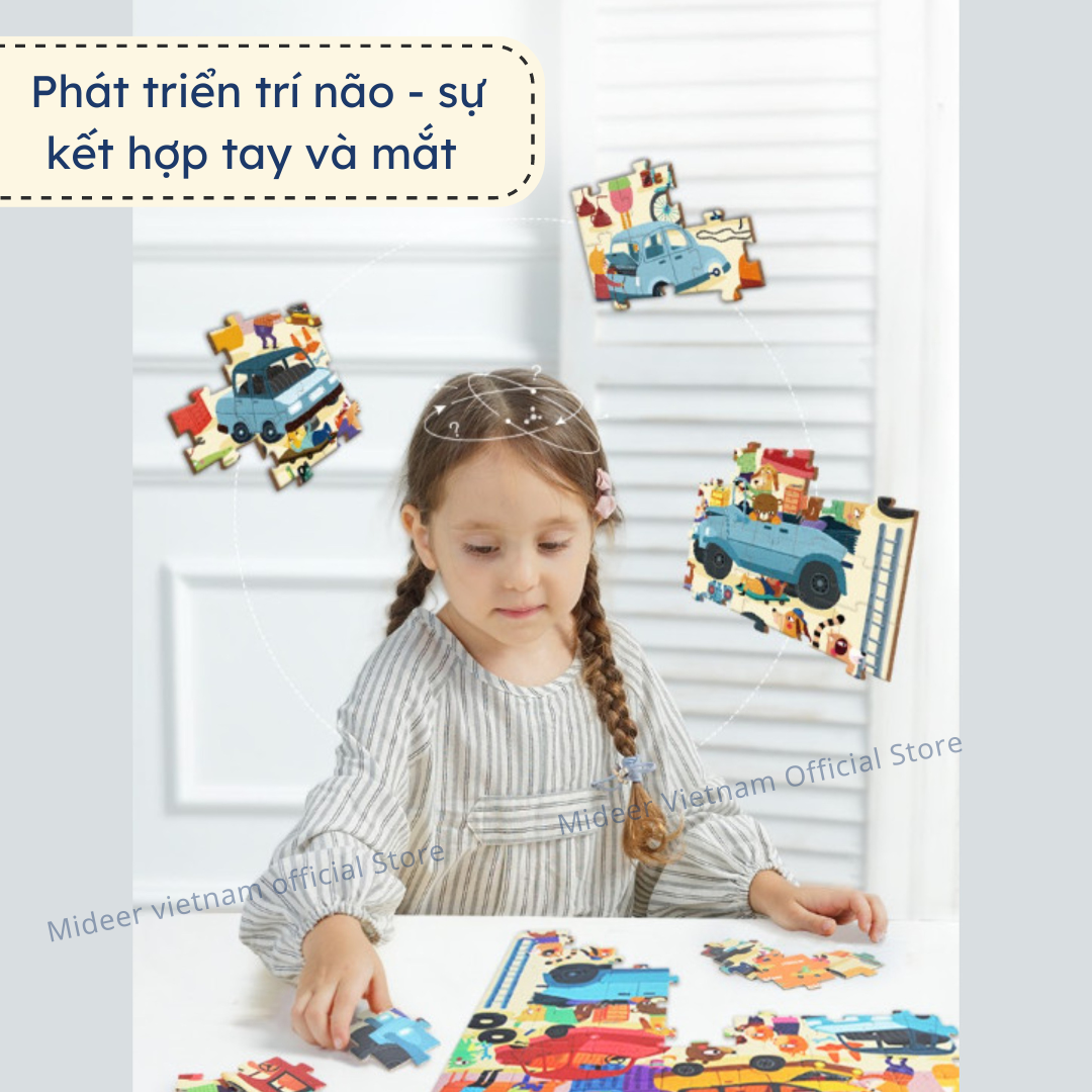 Đồ Chơi Xếp Hình Vali Đại Dương Wonderful Ocean Puzzle, Đồ Chơi Giáo Dục Cho Bé