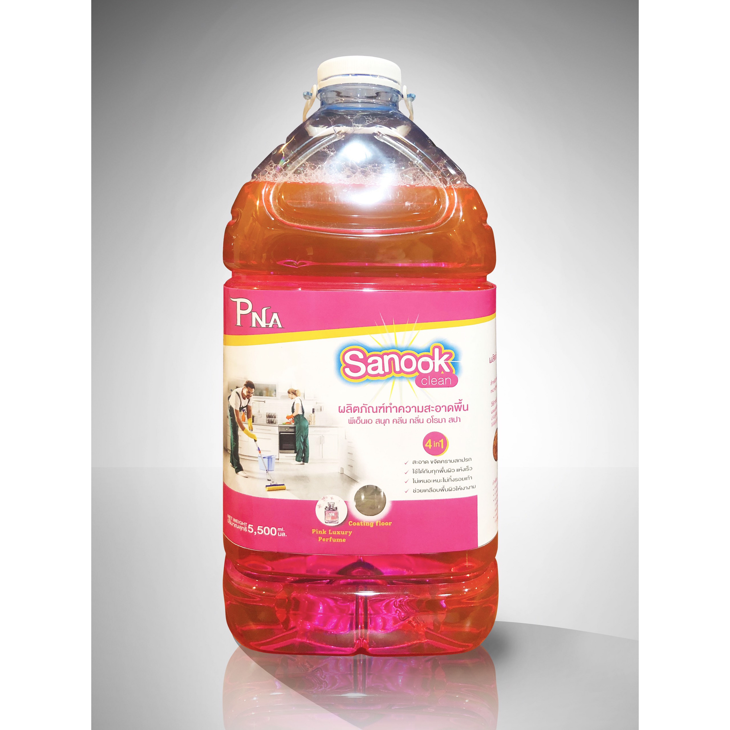 Nước lau sàn PNA Sanook Clean 5200ml hương hoa Tuyết Nhật